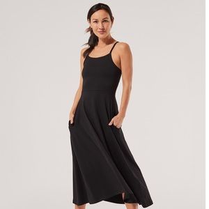 Pact Organic Cotton Midi Dress - Black - XS - Brand New! Summer Dress!